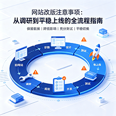 高阳建站-网站改版注意事项：从调研到平稳上线的全流程指南