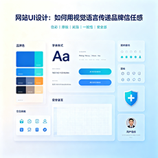 保定建站-网站UI设计：如何用视觉语言传递品牌信任感